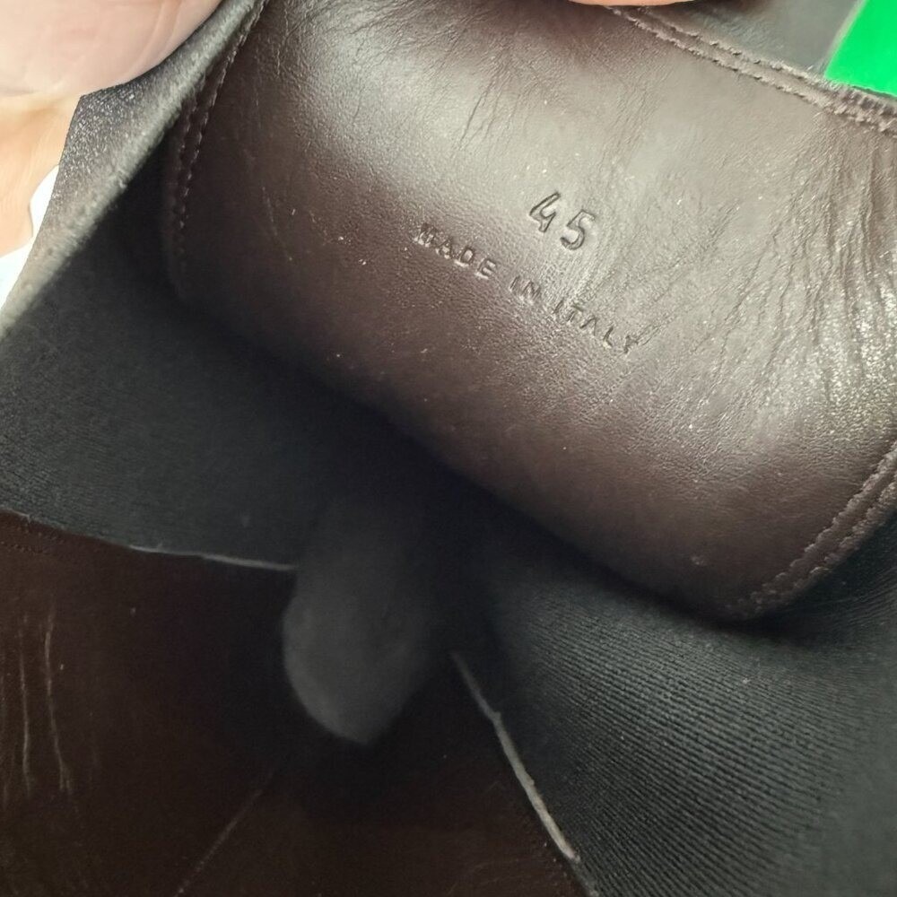 Bottega Veneta 630284 Military Calf Black Leather BV Green & Black Tire Boot, 45 - Picture 11 of 11